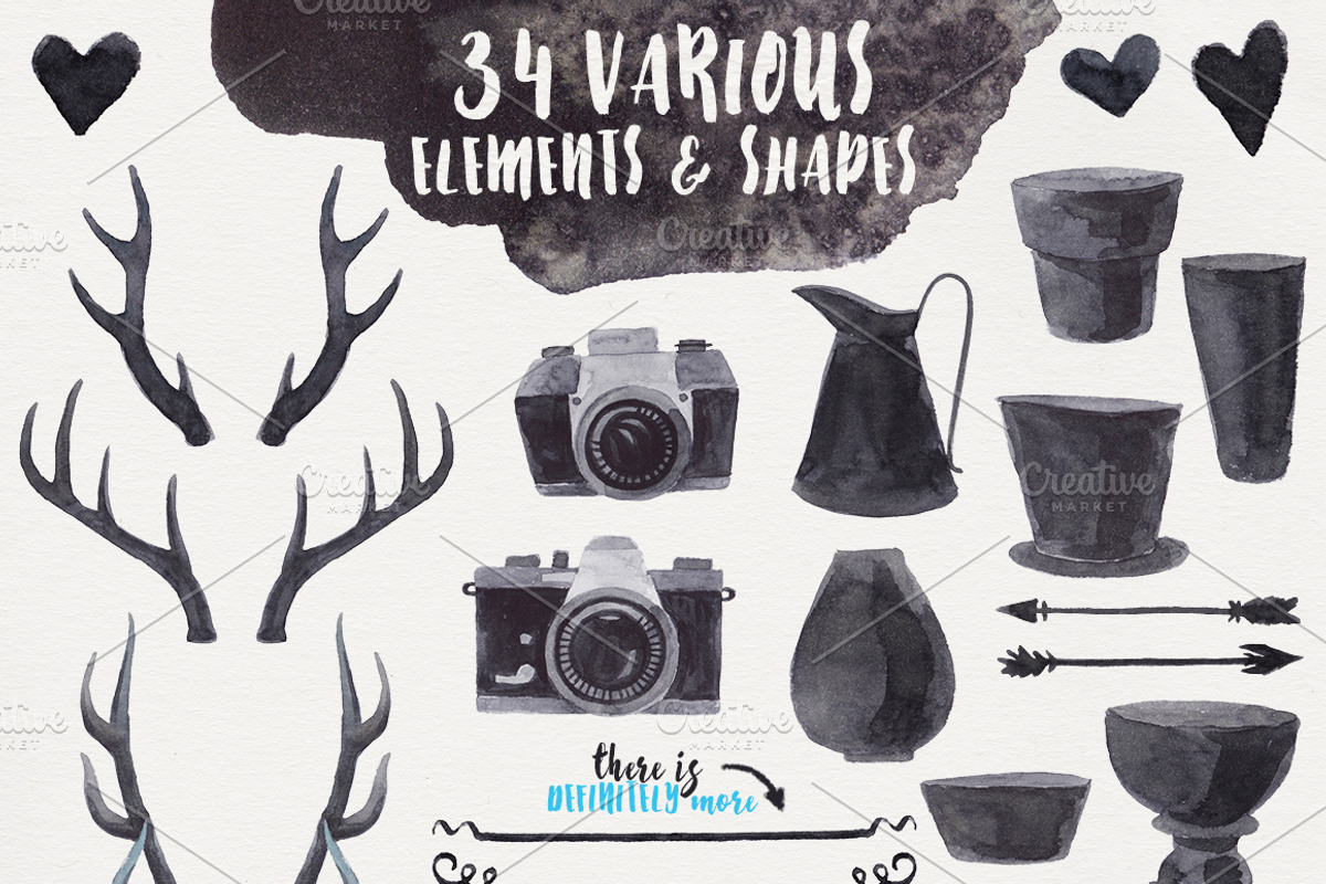 Azure Madness - Floral Pack, an Illustration by Stella's Graphic Supply (Photo 3 of 6)