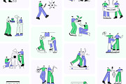 Animated People and Places Set, a Person Illustration by Creative Stall (Thumbnail 3 of 5)