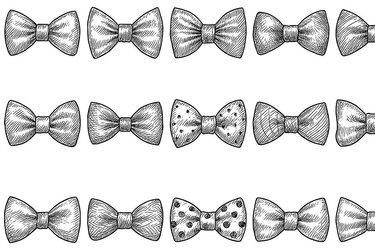 Stylish Bow Tie Collection, an Object Graphic by nikagraphic (Photo 2 of 3)