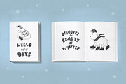 Winter quotes & animals, cards., an Animal Illustration by Designwork (Thumbnail 11 of 23)