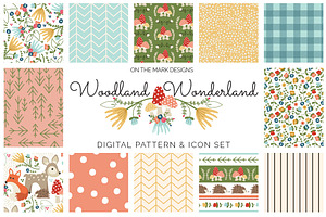 Woodland Wonderland Patterns & Icons