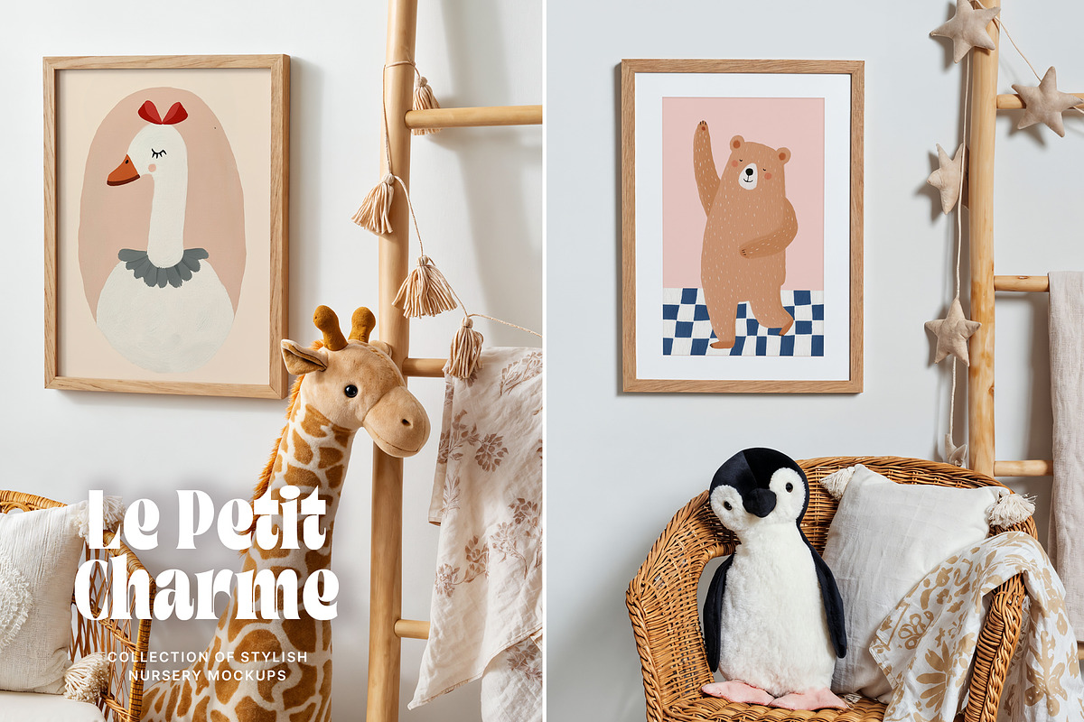 'Le Petit Charme' Kids Frames Mockup, a Household Mockup by Muse Mockups (Photo 18 of 18)
