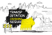 Construction machinery 20 ITEMS, a Technology Illustration by Vladimir Vihrev (Thumbnail 16 of 20)