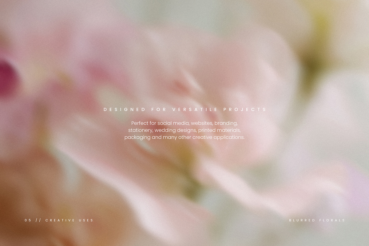Blurry Floral Backgrounds, a Background Graphic by Altea Design Studio (Photo 11 of 14)