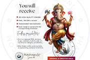 Hindu Gods Pantheon cliparts V2, a Person Illustration by ThatsDesignArt (Thumbnail 2 of 12)
