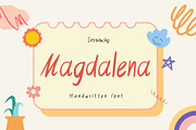 Magdalena - Handwritten Font, a Handwritten Font by Brown Cupple (Thumbnail 1 of 5)