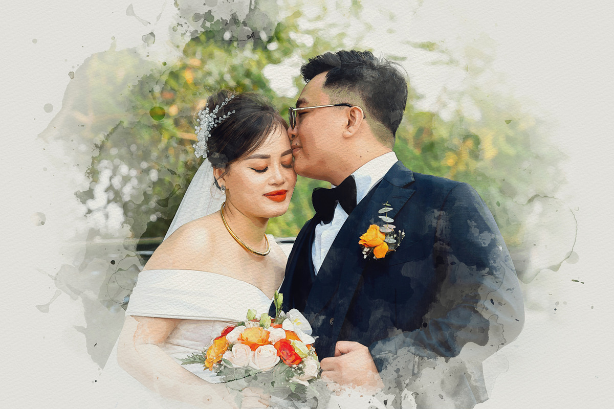 Artistic Watercolor Photoshop Effect, a Layer Style Add-On by liptouse (Photo 3 of 9)