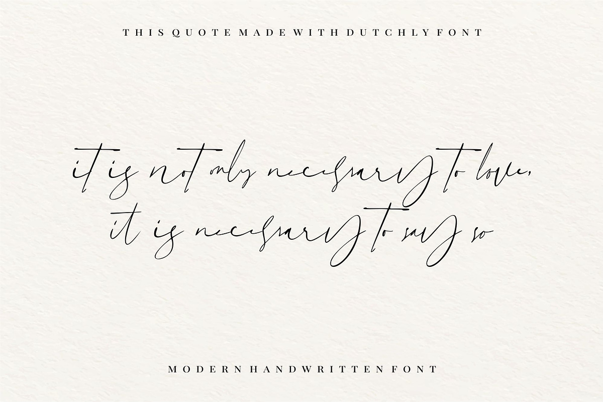 Dutchly - Modern Handwritten preview 7