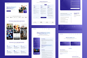 Modern Multipurpose Landing Page UI, a Landing Page Template by Oria Studio (Thumbnail 2 of 2)