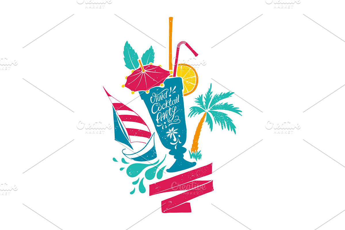 Beach Vacation Vector Drawings, an Object Illustration by Adiemus (Photo 4 of 6)