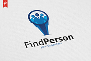 Find Person Logo, a Branding & Logo Template by ft.studio