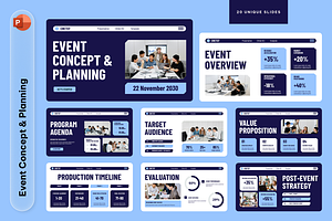 Event Concept & Planning Powerpoint, a Presentation Template by Sixtemp