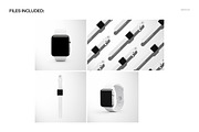 Apple Watch Band Mockup Set, a Wearable Device Mockup by creatsy2 (Thumbnail 2 of 12)