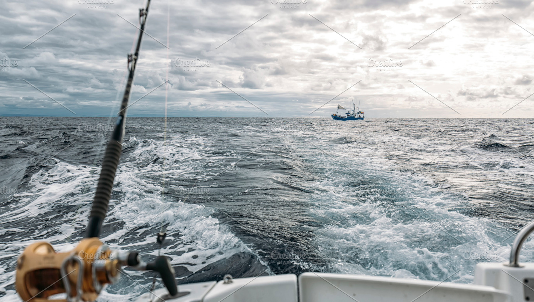Fishing rod featuring angler, beautiful, and big, a Transportation Photo by MarcoGovel