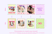 Y2K Vibes Branding Starter Kit Canva, a Branding & Logo Template by Hell Yeah Designs (Thumbnail 10 of 20)
