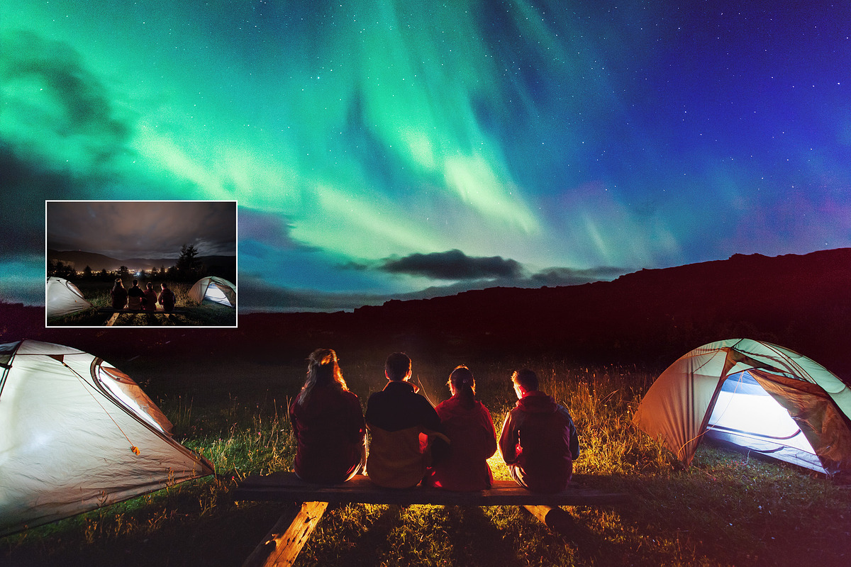 50 Starry Night Overlays preview 4