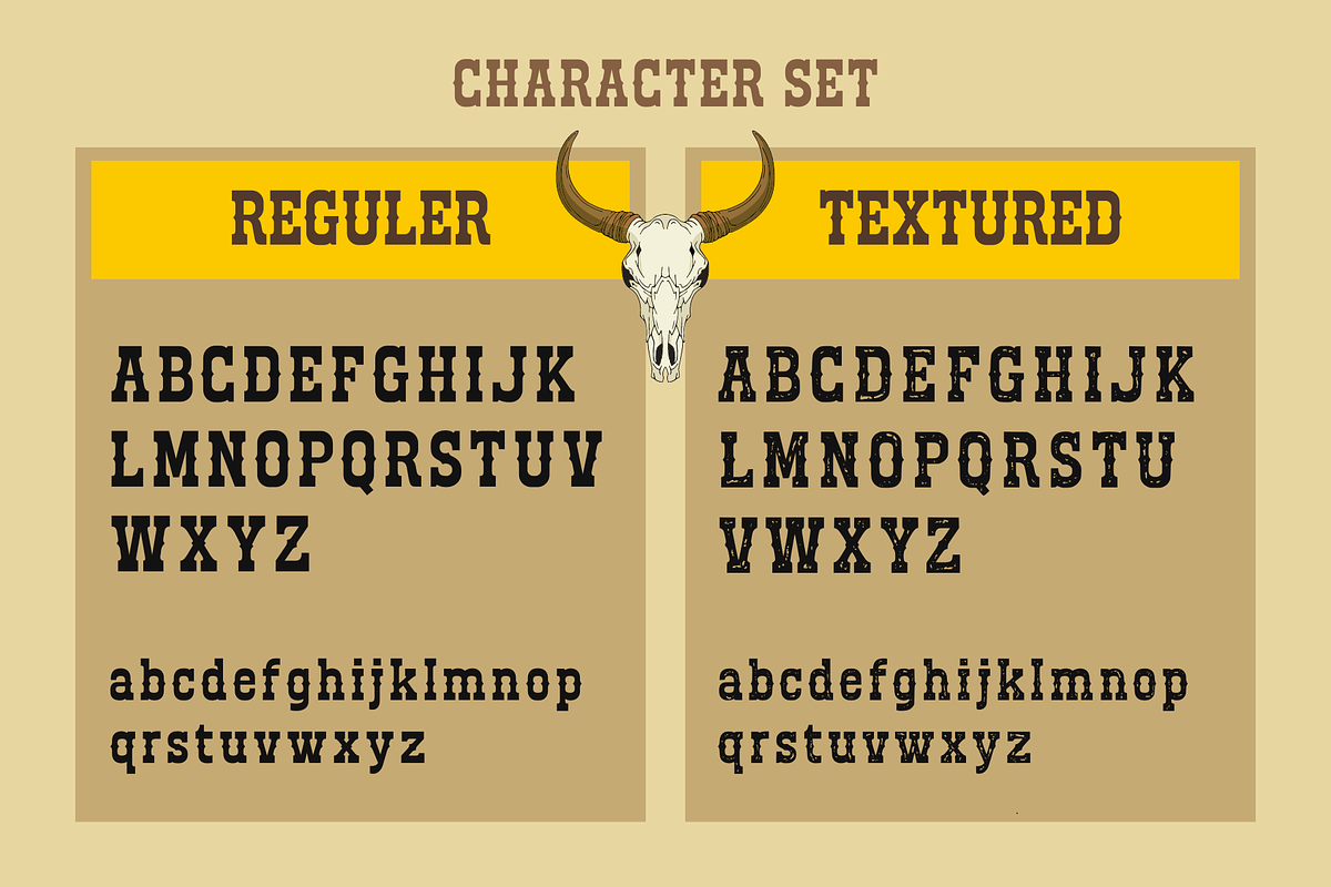 Cowboy Outlaw - Western Font, a Serif Font by Sronstudio (Photo 14 of 15)