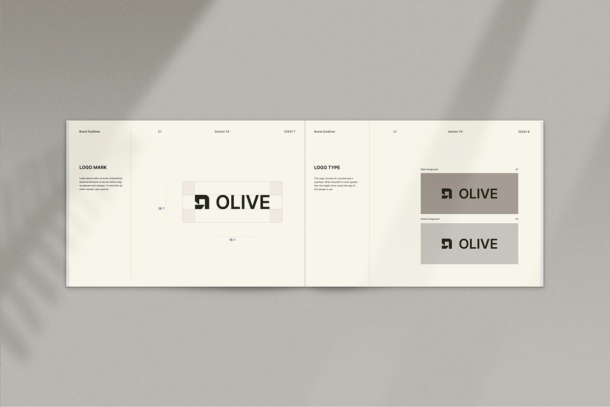 Olive-Brand Guidelines, a Brochure Template by S A N D Y (Photo 2 of 11)