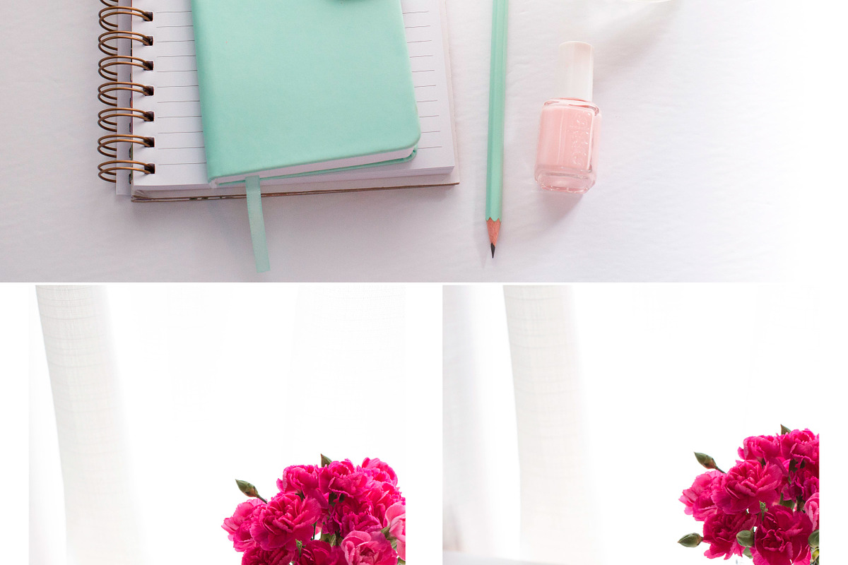Pink Flowers Styled Stock, a Business Photo by Pixels & Design (Photo 2 of 2)