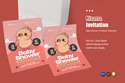 Hisana Baby Shower Invitation, an Invitation Template by Esensifiksi.studio (Thumbnail 1 of 2)