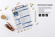 Professional Resume / CV Template, a Resume Template by designvillage (Thumbnail 3 of 13)