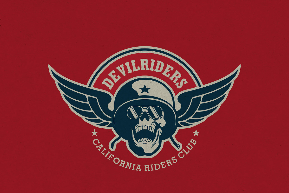 DevilRiders Logo Temp., a Branding & Logo Template by g design (Photo 2 of 4)