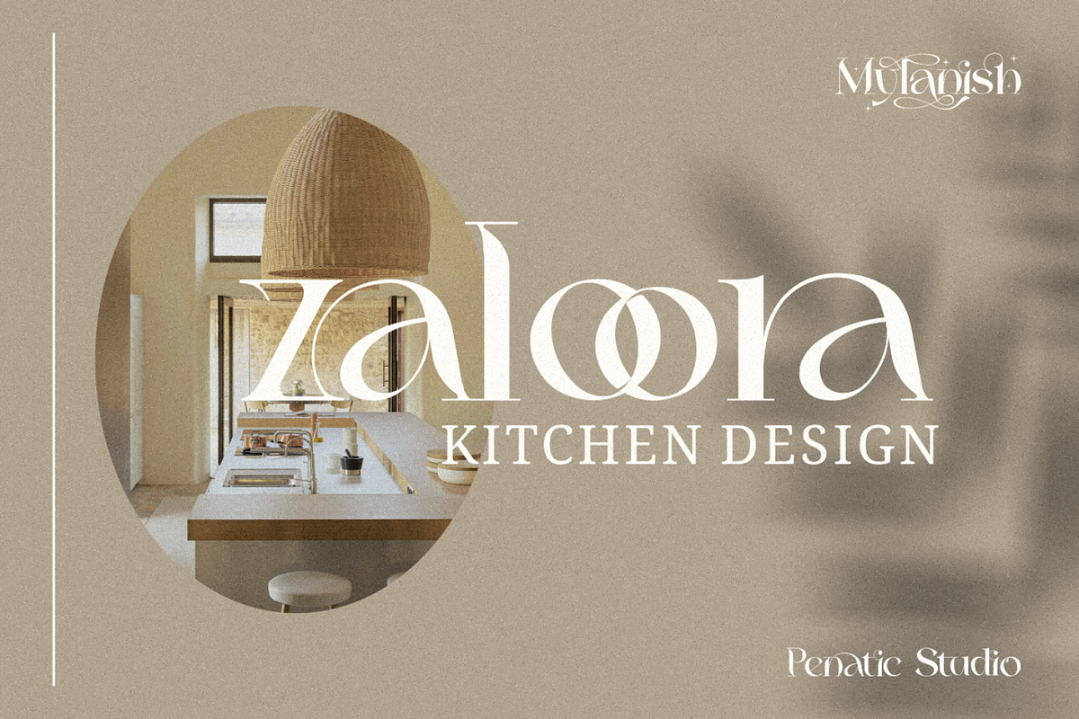 Mylanish _ unique modern typeface, a Serif Font by Penatic Studio (Photo 2 of 11)
