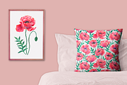Watercolor poppies, an Illustration by TaityG (Thumbnail 7 of 7)