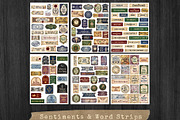 The Last Hour Vintage New Year Kit, a Seasonal Illustration by ThatsDesignArt (Thumbnail 10 of 19)
