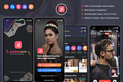 Barber & Salon UI Kit, an App Template by UX Design Master (Thumbnail 3 of 13)