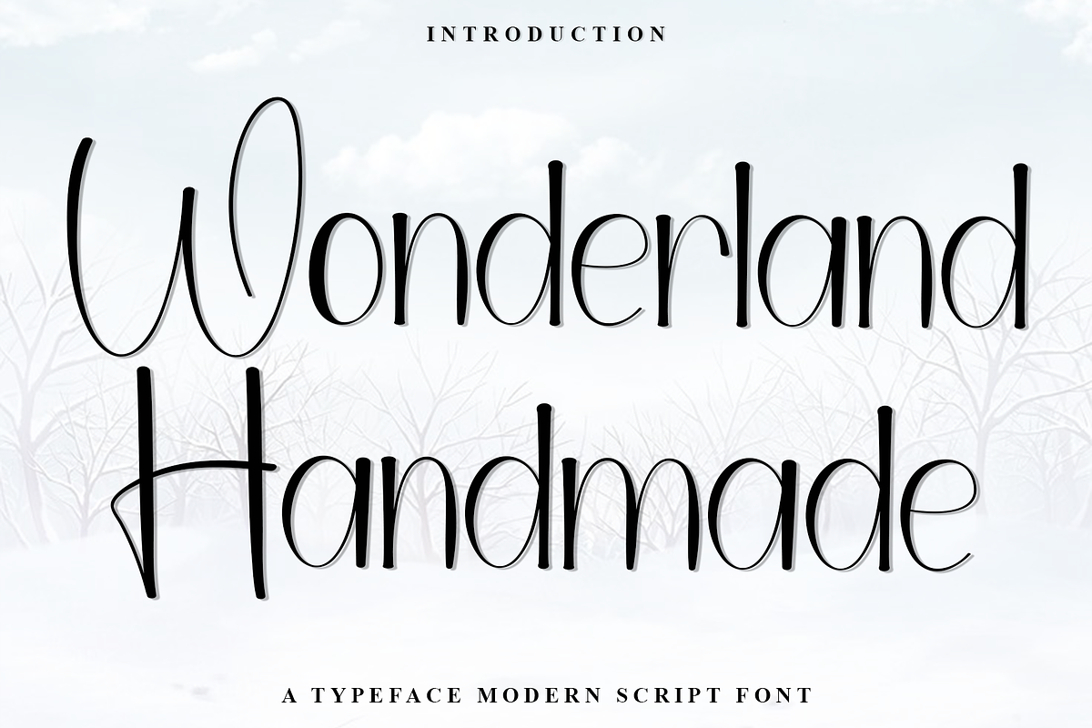 Wonderland Handmade, a Script Font by FreshTypeINK (Photo 1 of 8)