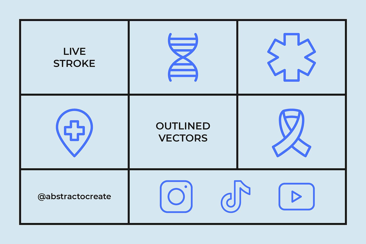 Medical Line Icons, an Outline Icon by Abstracto-Create (Photo 6 of 6)