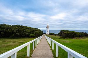 Cape Otway Lightstation along the Great Ocean Road in Australia, an Architecture Photo by GoodGoods