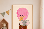 Whimsical Nursery Room Poster, a Decorative Illustration by Oleksandra Illustrates (Thumbnail 6 of 8)