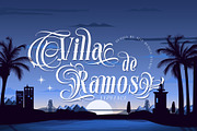 Villa de Ramos Typeface, a Script Font by alit design (Thumbnail 1 of 19)