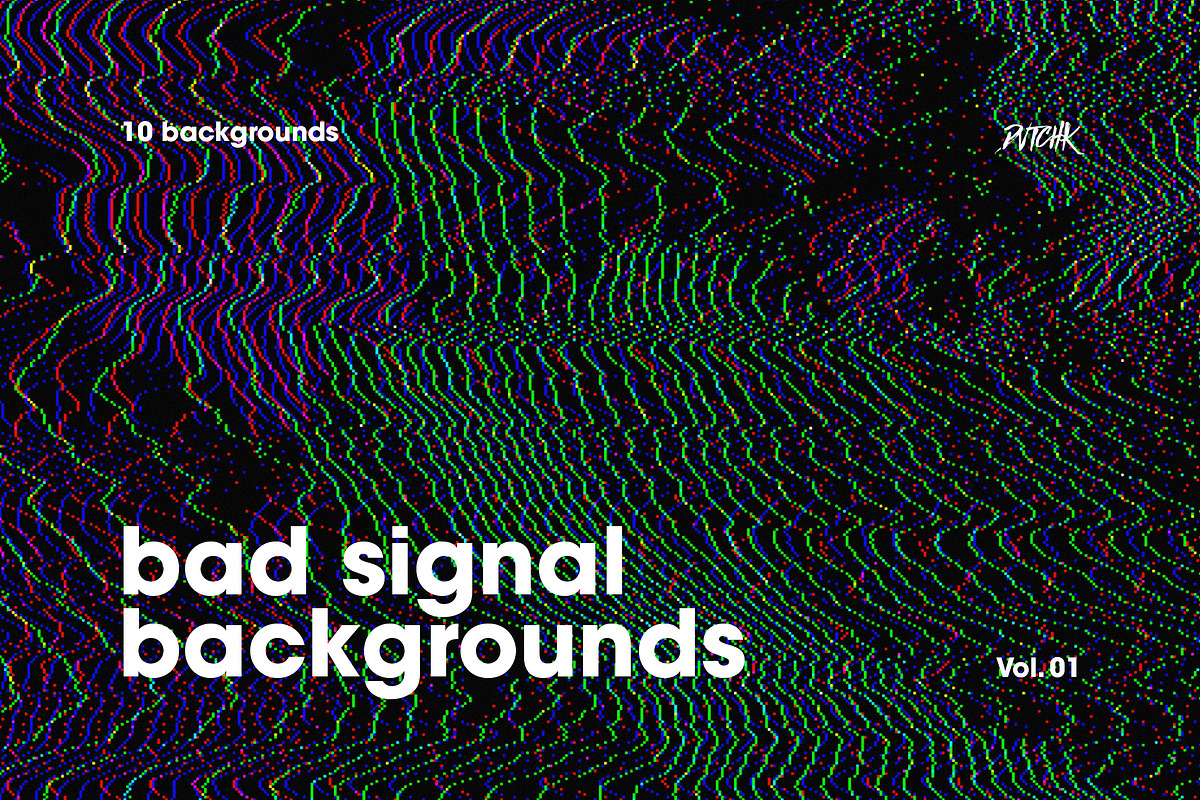 Bad Signal Backgrounds Vol. 01, a Background Graphic by dvtchk (Photo 1 of 10)
