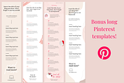 Modern Femme Social Media Templates, a Social Media Template by Marketing Your Brand (Thumbnail 8 of 12)