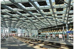 Interior of the hague central station netherlands stock photo containing, a Transportation Photo by Leonid Andronov