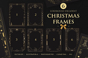 Christmas Borders & Frames Pack, an Object Graphic by DesignerCandies (Thumbnail 7 of 7)