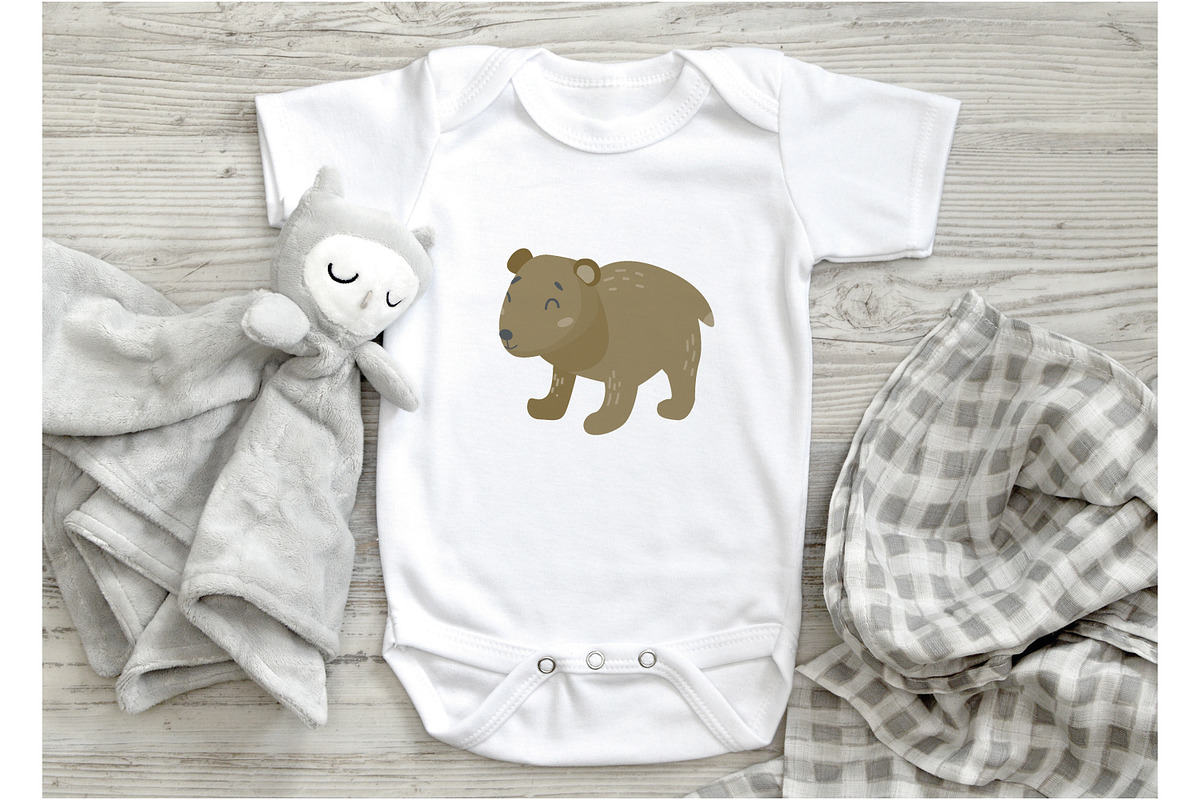 Scandinavian cute clipart, an Animal Illustration by SleptArt (Photo 6 of 6)