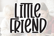 Little Friend | Script Font, a Script Font by Scratchones (Thumbnail 1 of 9)