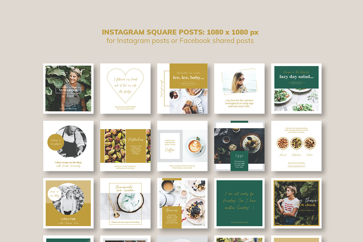 Social Media Bundle/ CANVA,Photoshop, a Social Media Template by Mirazz (Photo 9 of 13)
