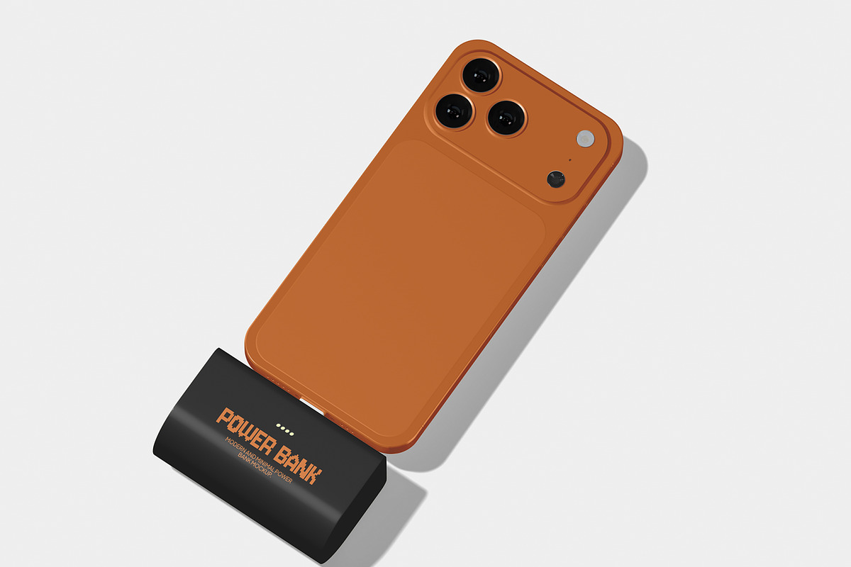 Power Bank Mockup, a Wearable Device Mockup by Permadi Creative (Photo 5 of 5)