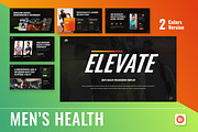 Men's Health PowerPoint, a Presentation Template by Antstheme (Thumbnail 1 of 4)