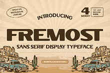 Fremost - Sans Serif Typeface