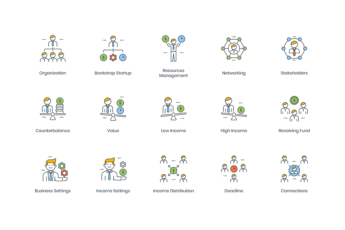 95 Business People Icons, an Icon by Flat Icons (Photo 6 of 6)