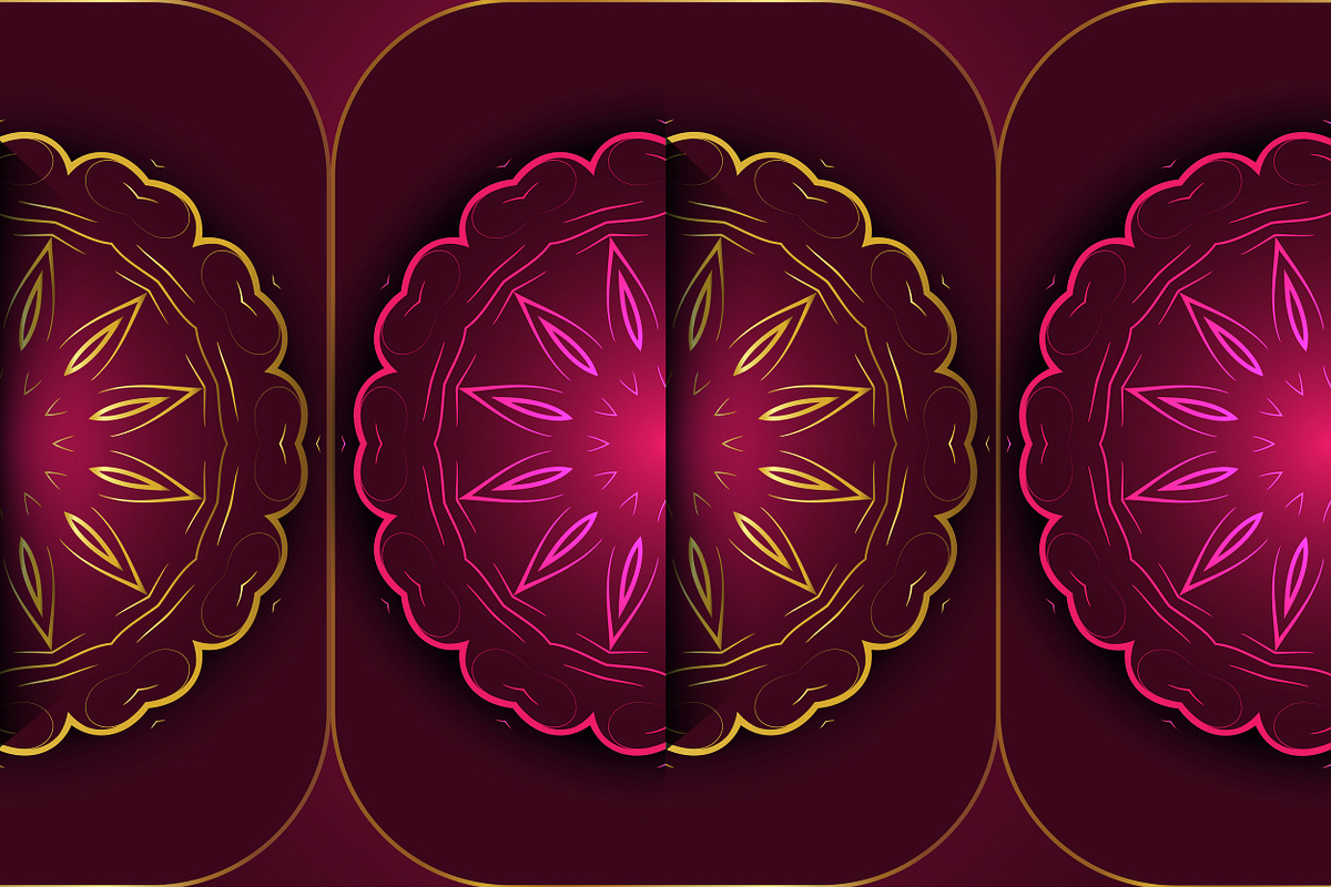 Mandala Oriental Floral art Bundle, a Background Graphic by NJ Himel (Photo 10 of 97)