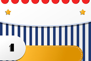 Circus Themed Template Design, a Marketing Template by Sybillla