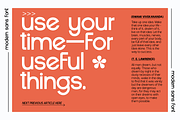 Ghica Clean & Minimalist Typeface, a Sans Serif Font by Ronny Studio (Thumbnail 8 of 9)