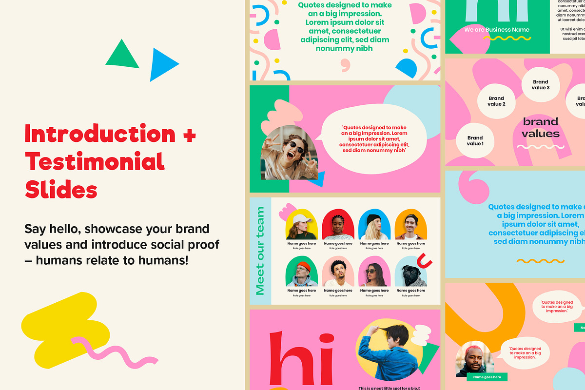 Poppin' Shapes Presentation CANVA, a Presentation Template by Sweet Stash (Photo 3 of 11)